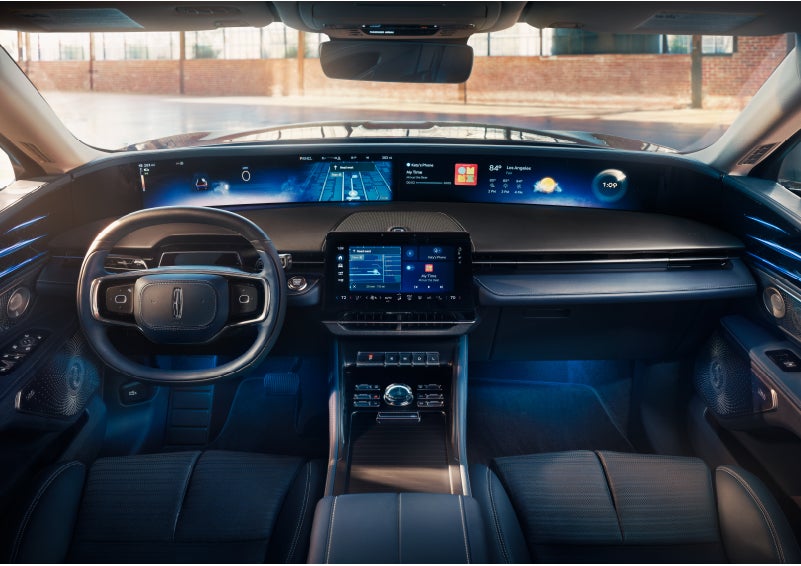 The panoramic display is shown in a 2024 Lincoln Nautilus® SUV. | Bill Knight Lincoln in Tulsa OK