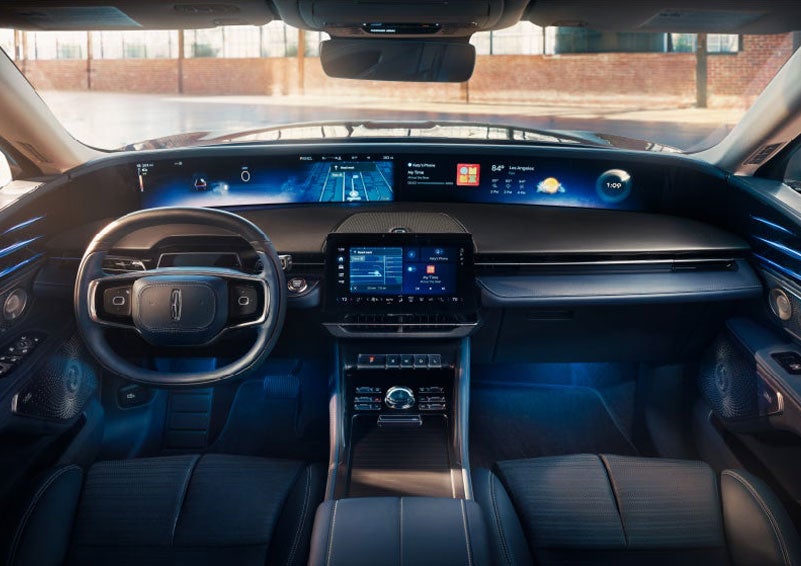The panoramic display is shown in a 2025 Lincoln Nautilus® SUV. | Bill Knight Lincoln in Tulsa OK