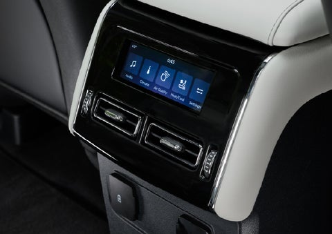 The second row touch screen displays audio and temperature control settings. | Bill Knight Lincoln in Tulsa OK